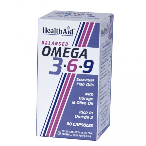 Health Aid Omega 3-6-9, 60 caps
